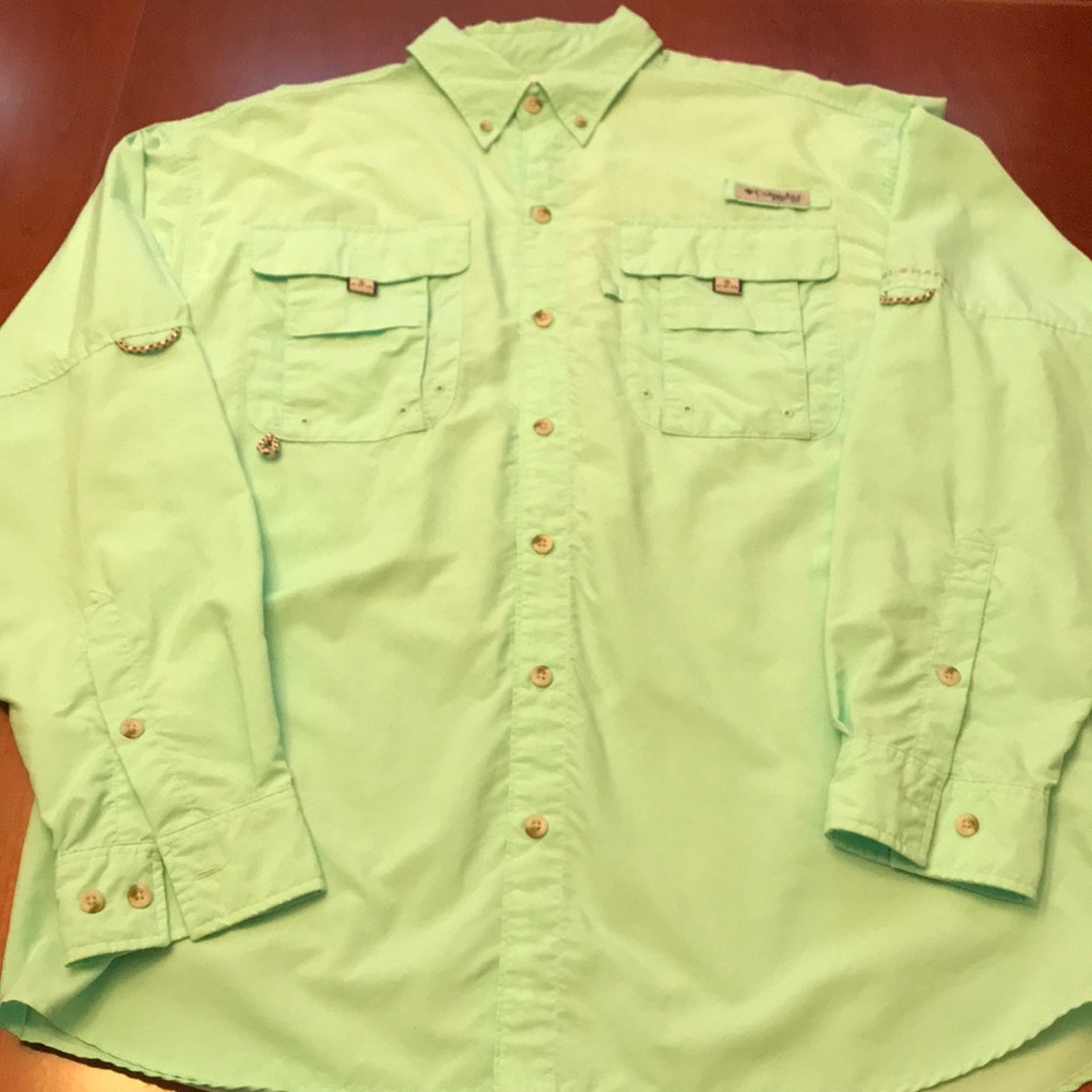 columbia pro fishing shirt